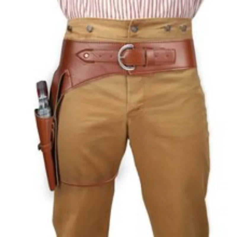 Retro Western Revolver Belt Punk Vintage Gun  Cosplay Prop