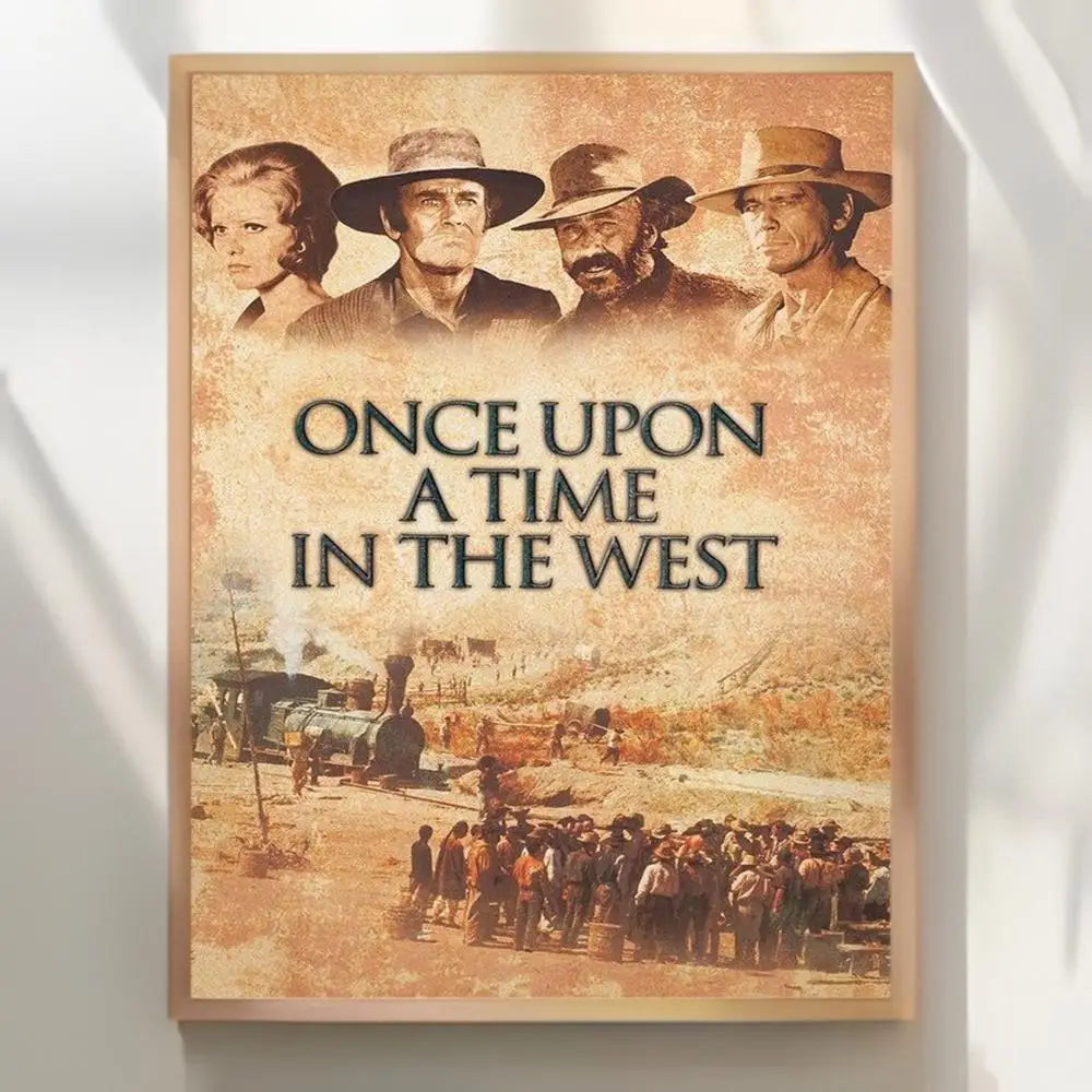 Once Upon a Time in the West Poster Poster Sticky Waterproof Coffee