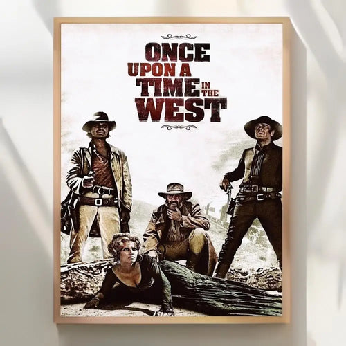 Once Upon a Time in the West Poster Poster Sticky Waterproof Coffee