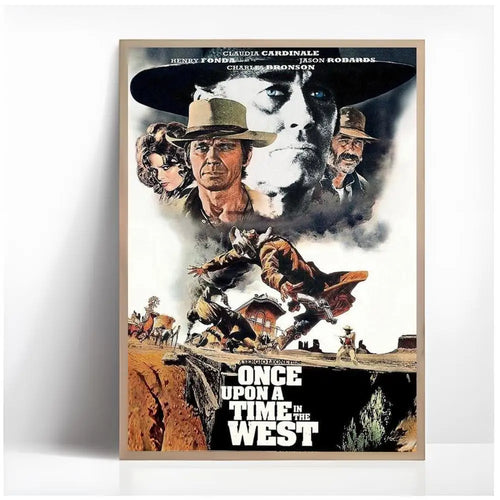 Once Upon a Time in the West Painting Calligraphy HDFramed Canvas