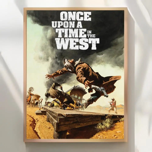 Once Upon a Time in the West Poster Poster Sticky Waterproof Coffee