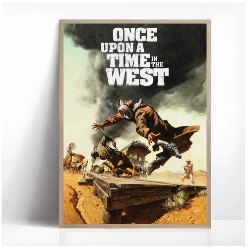 Once Upon a Time in the West Painting Calligraphy HDFramed Canvas
