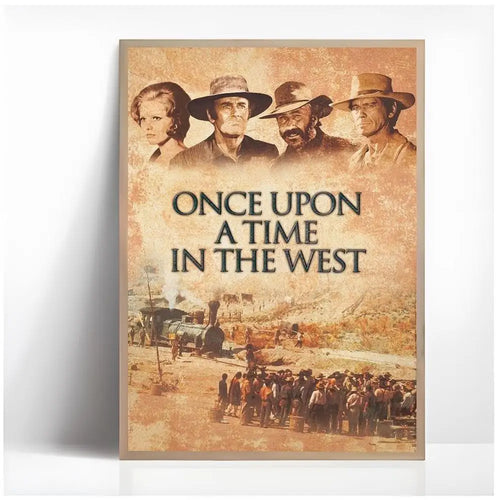 Once Upon a Time in the West Painting Calligraphy HDFramed Canvas