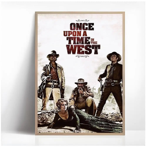 Once Upon a Time in the West Painting Calligraphy HDFramed Canvas