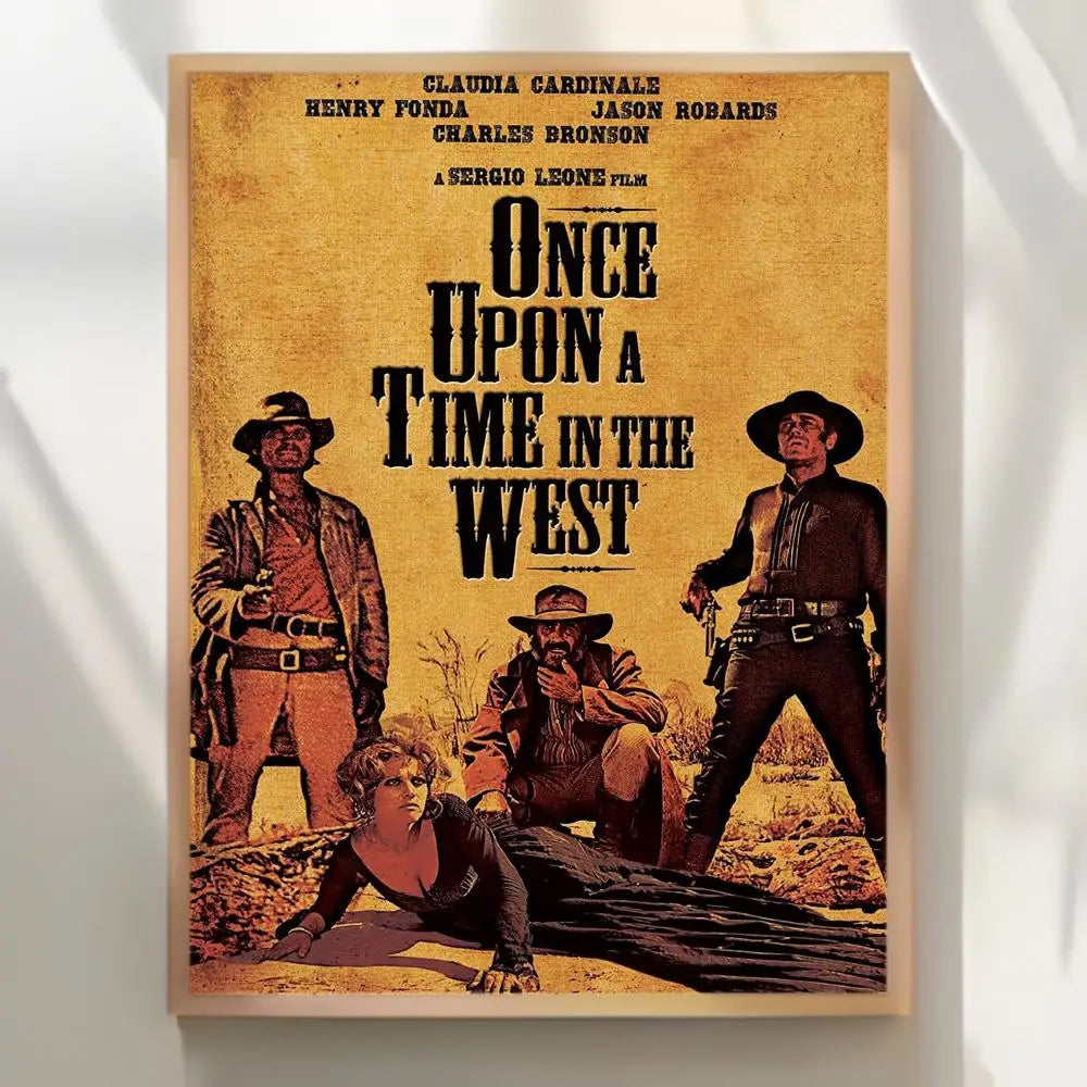 Once Upon a Time in the West Poster Poster Sticky Waterproof Coffee