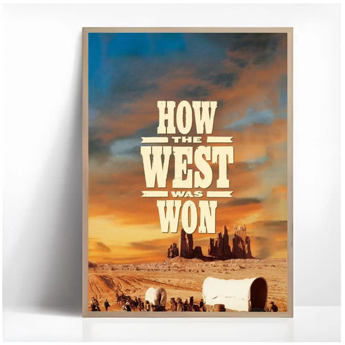 Once Upon a Time in the West Painting Calligraphy HDFramed Canvas