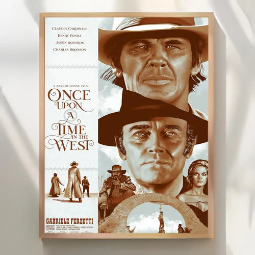 Once Upon a Time in the West Poster Poster Sticky Waterproof Coffee