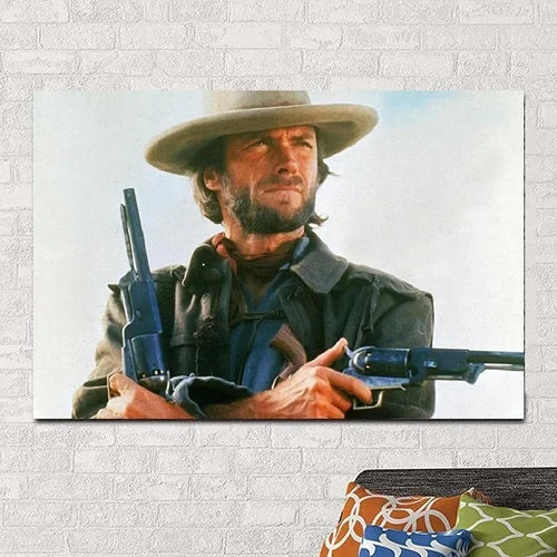 Classic Movie Clint Eastwood Guns Professional Merchandise Decorative