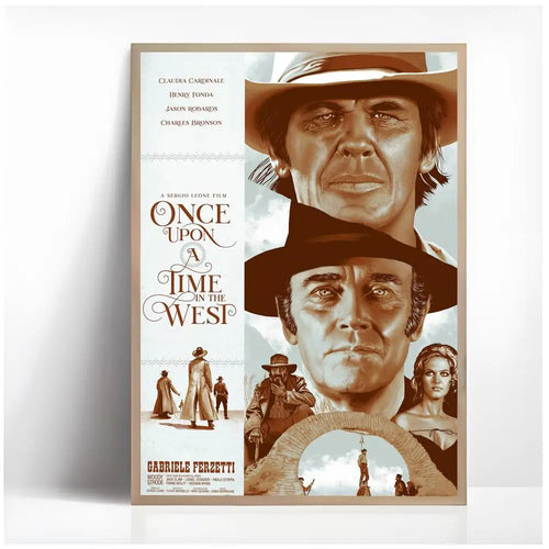 Once Upon a Time in the West Painting Calligraphy HDFramed Canvas