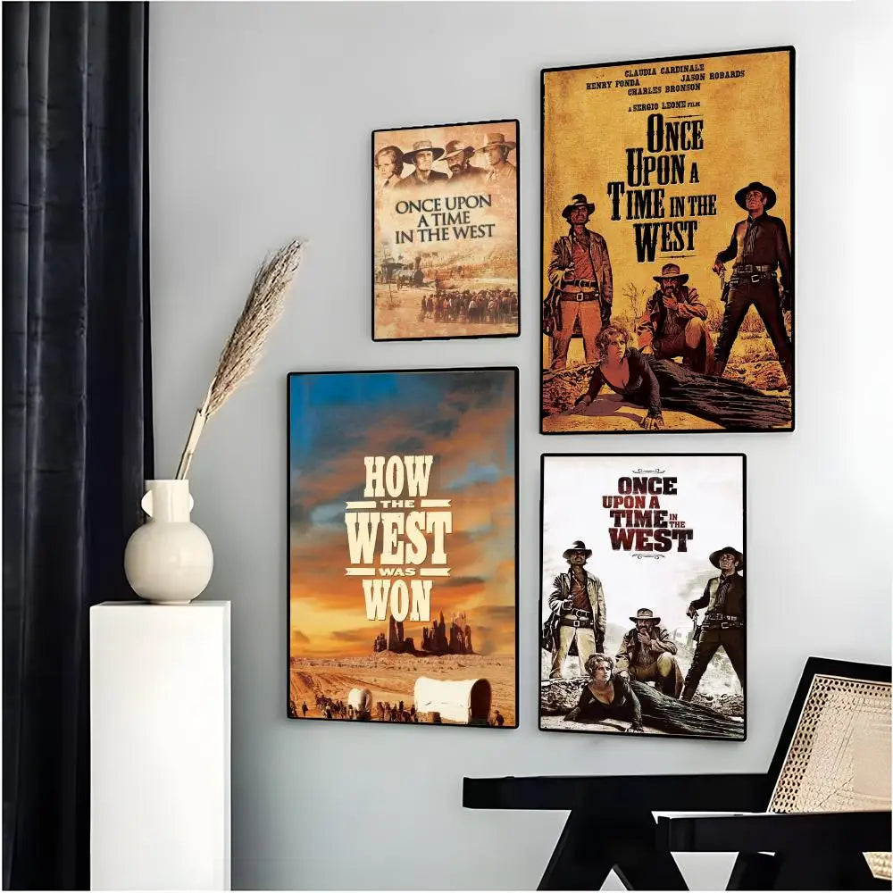 Once Upon a Time in the West Poster Poster Sticky Waterproof Coffee