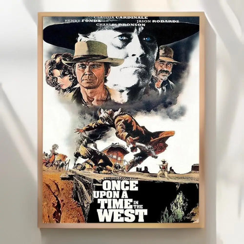 Once Upon a Time in the West Poster Poster Sticky Waterproof Coffee