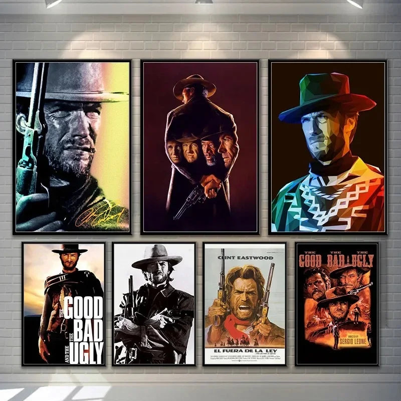 Classic Movie Clint Eastwood Guns Professional Merchandise Decorative